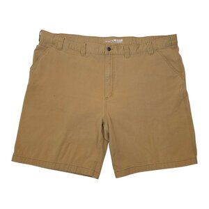 Carhartt Relaxed Fit Cotton Cargo Shorts Mens Size 50 Work Wear Tan
